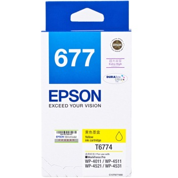 爱普生（Epson） T6774 超大容量黄色墨盒