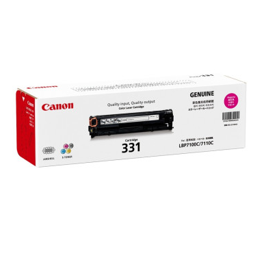 佳能（Canon）CRG-331M 红色 硒鼓 适用于（LBP7110Cw,LBP7100Cn）CRG-331M红色原装硒鼓