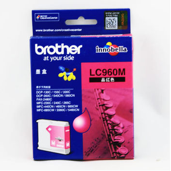 兄弟(brother)LC960M 品红色墨盒 适用于MFC-465CN 665CW 685CW 3360C 5460CN打印机