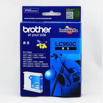 兄弟(brother)  LC960C 青色墨盒适用于MFC-465CN 665CW 685CW 3360C 5460CN打印机