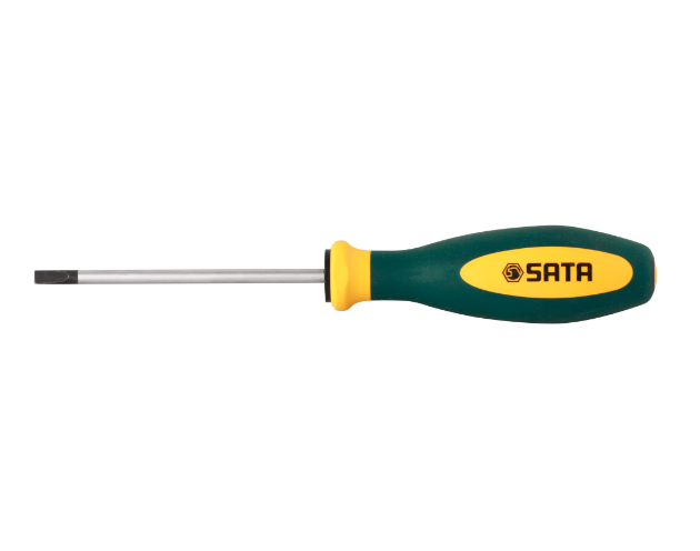 世达（SATA） 63723   G系列双色柄一字形螺丝刀