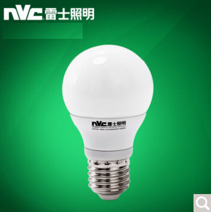 雷士照明（NVC） E27螺口节能LED灯泡3W 灯光颜色（黄光，白光）