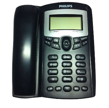 飞利浦（PHILIPS）来电显示电话机 TD-2816 (蓝色)