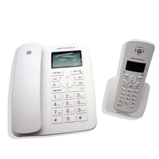 摩托罗拉(Motorola)数字无绳子母电话机C4200C (白色)