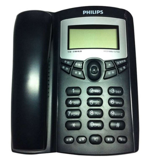 飞利浦（PHILIPS）来电显示电话机 TD-2816(深蓝色)