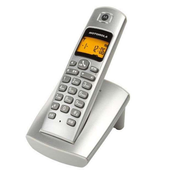 摩托罗拉 (MOTOROLA) D401C 2.4G数字 无绳电话(银色)