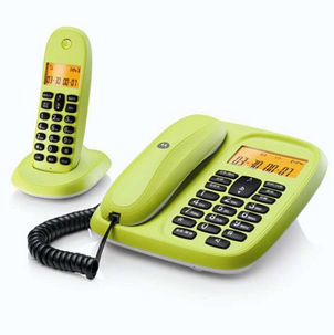 摩托罗拉(MOTOROLA)CL101C电话机（青柠檬）