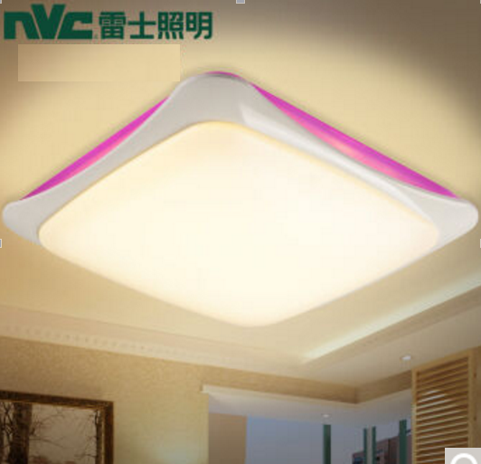 雷士照明（NVC)  EYX9055  24W现代简约LED吸顶灯  长470mm*宽470mm*高90mm  双色调光紫色款