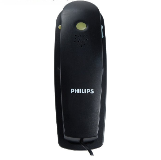 飞利浦(Philips)  TD-2801 挂壁电话 面包机 面包电话 酒店电话 方便 时尚 家用挂墙电话机（黑色）