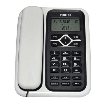 飞利浦(Philips)CORD020电话机（白色）