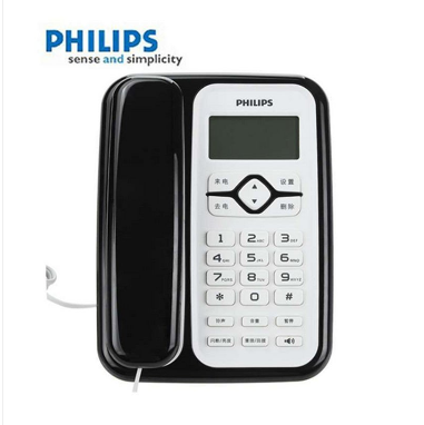飞利浦(Philips) CORD020电话机（黑色）