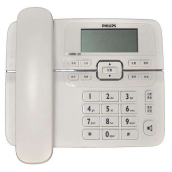 飞利浦(Philips)CORD118电话机(白色)