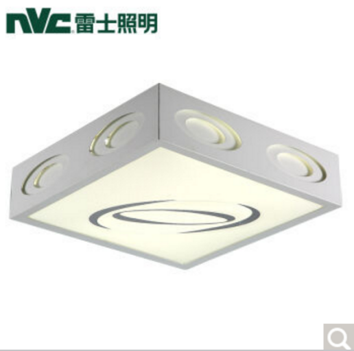 雷士照明（NVC）EYX9070  30W  铁艺双色无极调光 LED吸顶灯 500*500*110MM