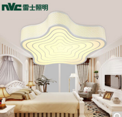 雷士照明（NVC） EOX9010 18W  现代简约 创意几何 LED吸顶灯   无极调光 490*450*90MM