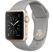 苹果手表（Apple）Apple Watch Series 2金色铝金属表壳搭配砖青色运动型表带 Series 2