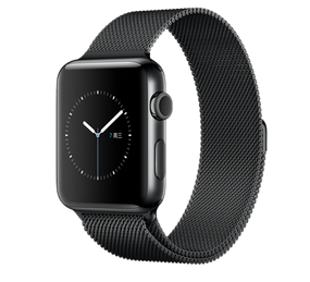 苹果手表（Apple）Apple Watch Series 2深空黑色不锈钢表壳搭配深空黑色米兰尼斯表带42 毫米