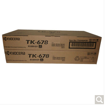 京瓷 TASKalfa 300i复合机碳粉墨粉盒 TK-678黑色
