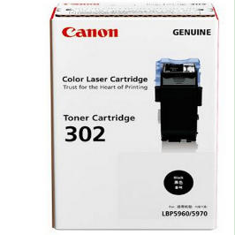 Canon 佳能 CRG-302 BK 黑色墨粉盒 适用LBP5960 LBP5970