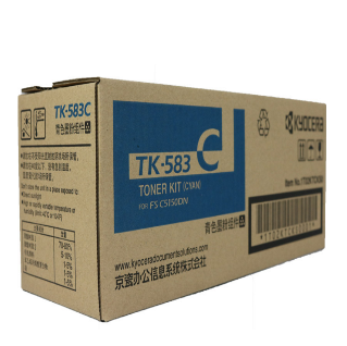 京瓷 /Kyocera TK-583C 墨粉 TK-583C青色 标准容量