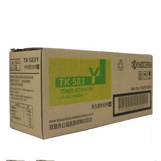 京瓷 /Kyocera TK-583Y 墨粉 TK-583Y黄色 标准容量