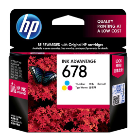 惠普（HP）CZ108AA 678彩色墨盒 （ 适用 HP DeskJet 2515 1018 1518 2548 3548 4518 ）